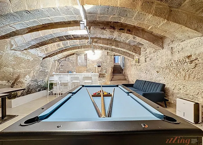 Modern Maltese Gem With Game Cellar *